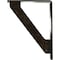Ekena Millwork Traditional Wrought Iron Bracket, (Single center brace), Antiqued Warm Silver 1 1/2"W x 10"D x 12"H BKTM01X10X12STRAWS - alternate 6